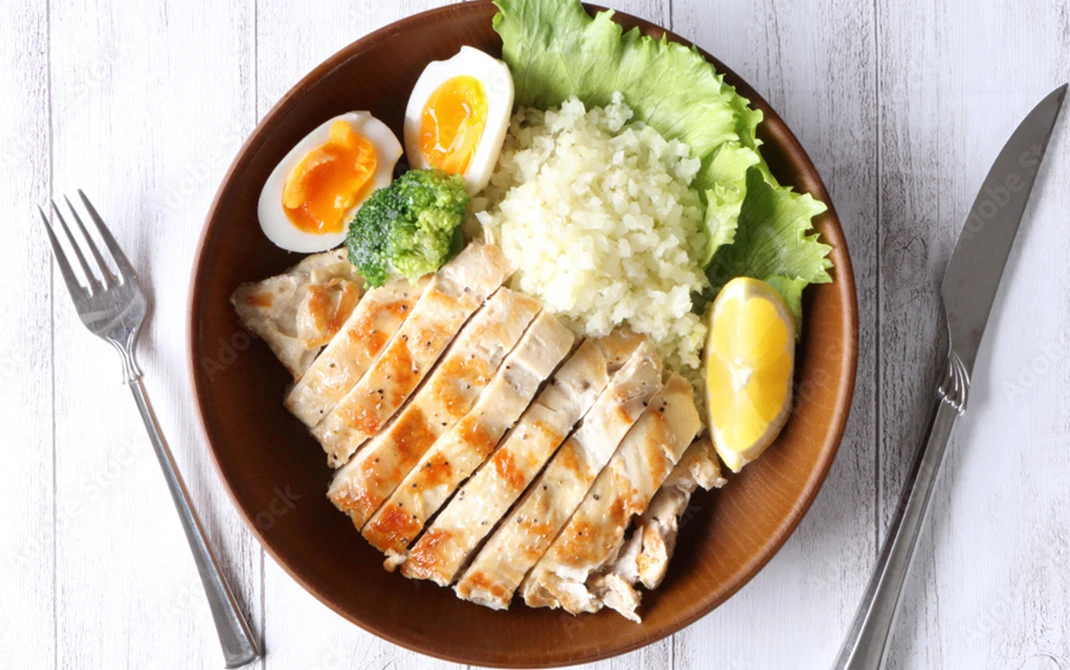 鶏胸肉のみぞれ焼き